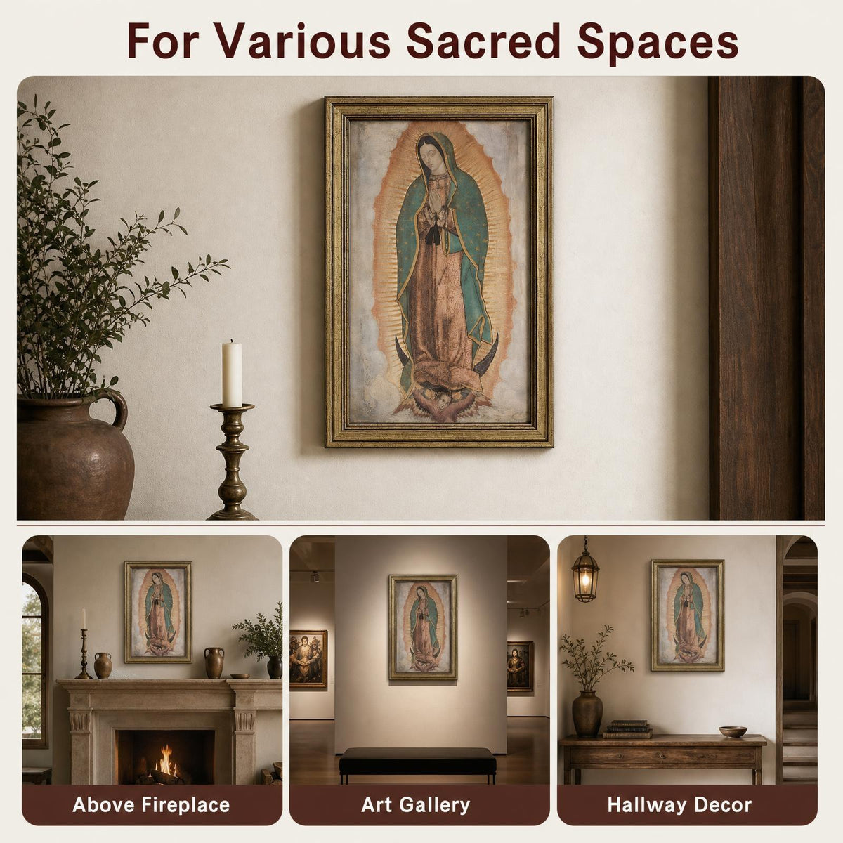 Our Lady of Guadalupe Framed Wall Art — Classic — Catalog feature illustration