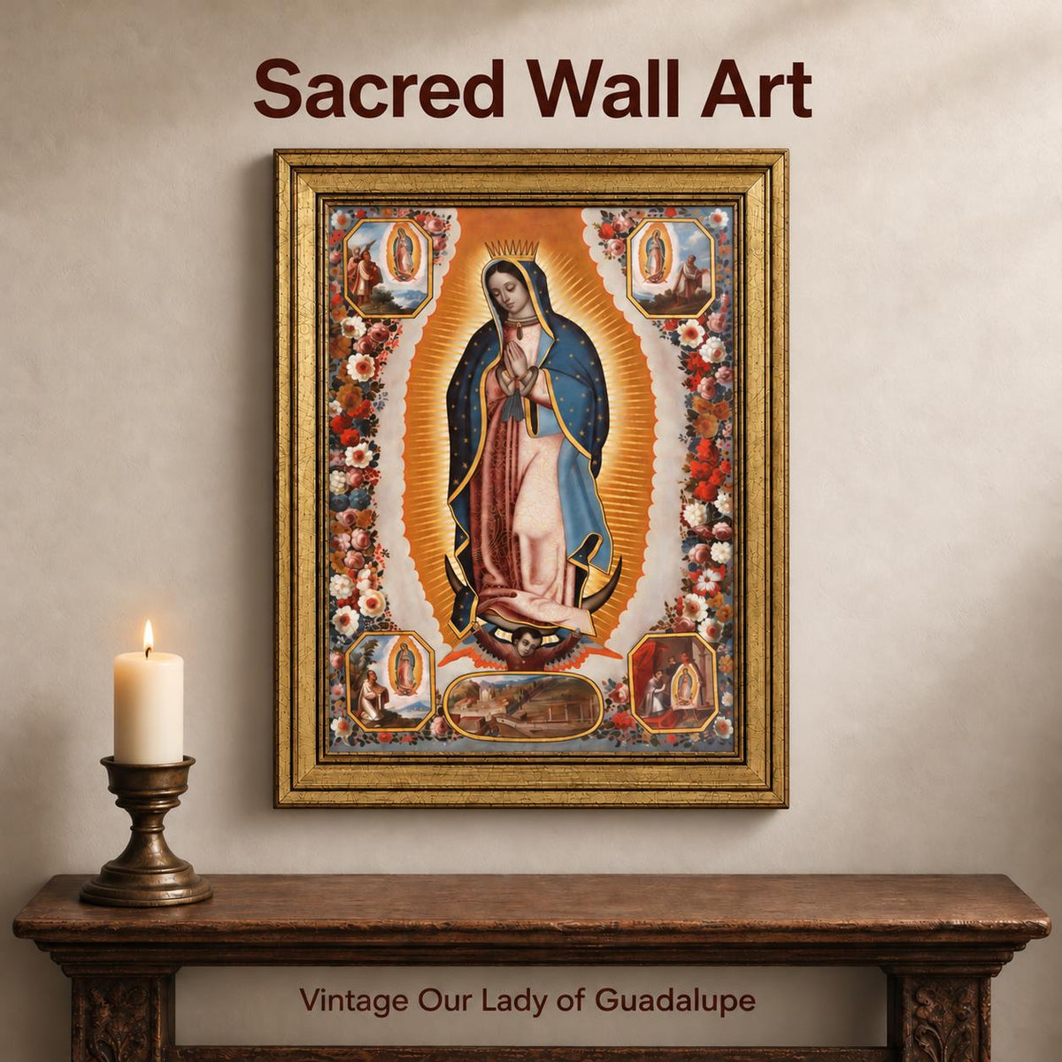 Cuadro de la Virgen de Guadalupe — A025 — Imagen principal del catálogo