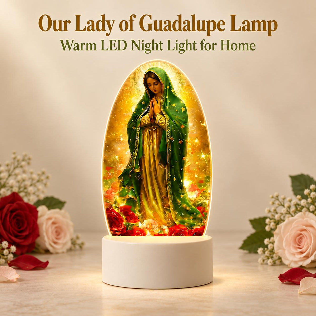 Luz de oración de la Virgen de Guadalupe — Floral — Imagen principal del catálogo