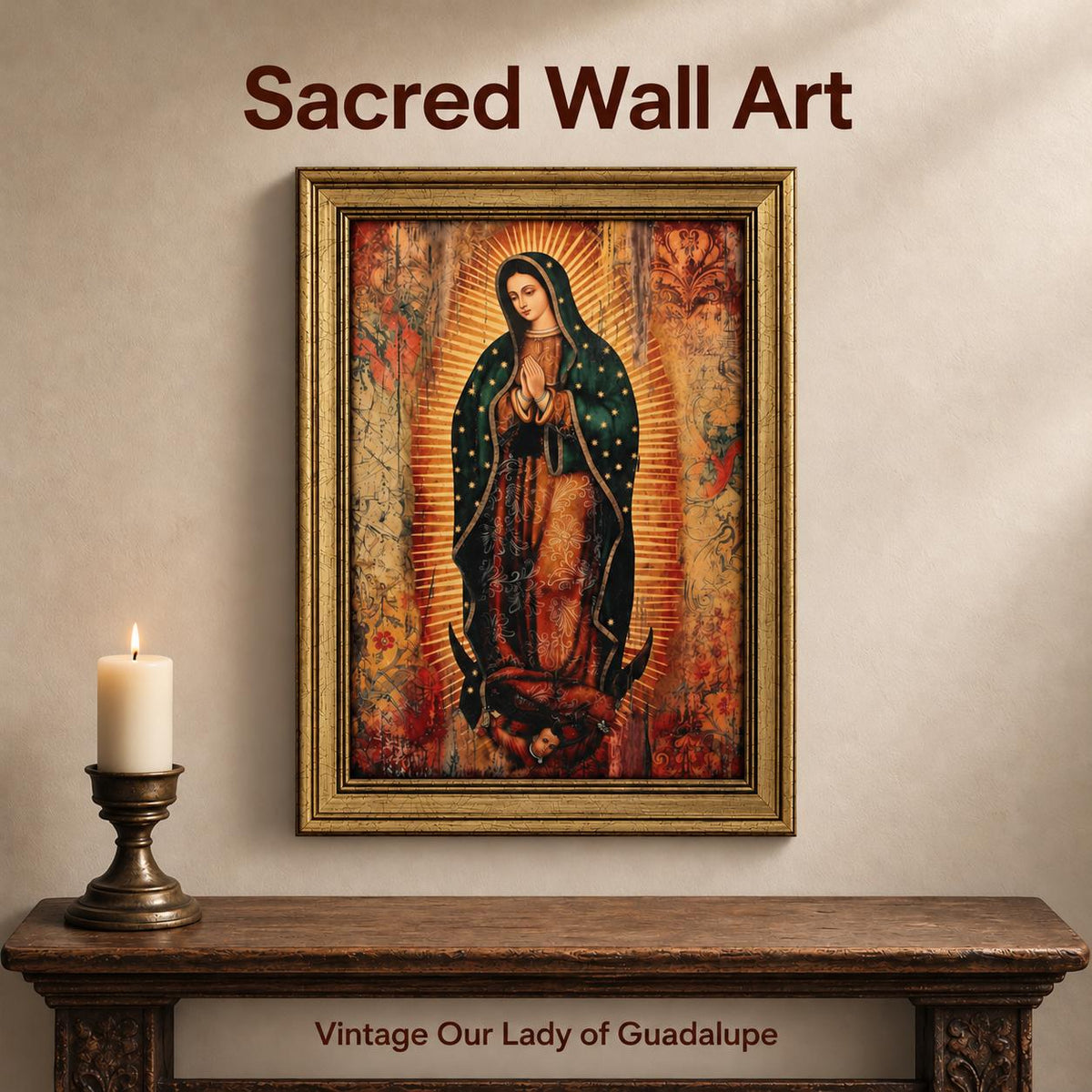 Cuadro de la Virgen de Guadalupe — A021 — Imagen principal del catálogo